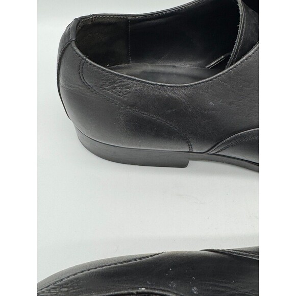 Hugo Boss Wingtip Derby Shoes Mens 10 Black Leather Dress Shoe EUC main image 8